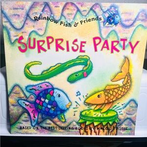 2003 Rainbow Fish Series/ Marcus Pfister- Surprise Party - Paperback Kids Book